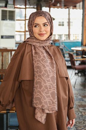 شال قهوه ای زنانه ویسکون Armine - کد 905295942