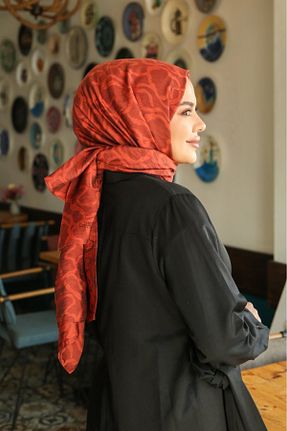 شال نارنجی زنانه ویسکون Armine - کد 905297520
