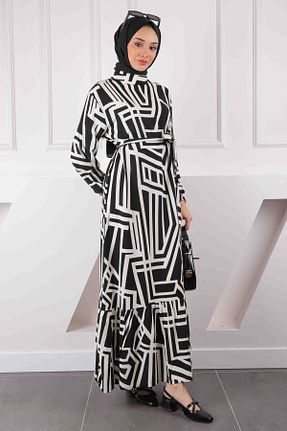 لباس حجاب مشکی زنانه رگولار İmajButik - کد 905314075