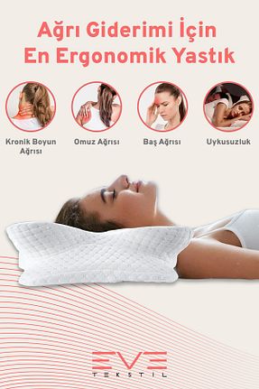 بالش سفید ویسکون Eve Tekstil - کد 905305330
