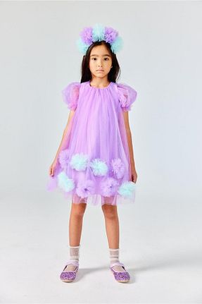 لباس بنفش بچه گانه بافت Le Mabelle - کد 857814206
