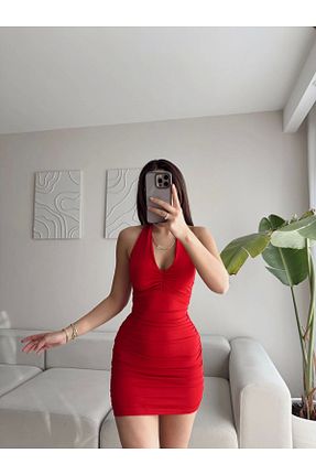 لباس رنگی زنانه بافتنی Zoom Butik - کد 905324311