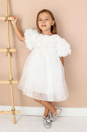 لباس سفید بچه گانه بافتنی Le Mabelle - کد 739110812