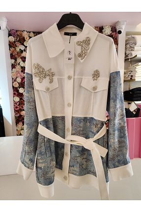 کت متالیک زنانه رگولار my312 - کد 905320561