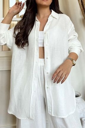 ست بالاتنه و پائین تنه سفید زنانه بافتنی Suzi butik - کد 814632556