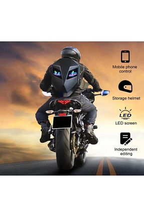 کوله پشتی موتور سوار مشکی MATECHNO - کد 846976228