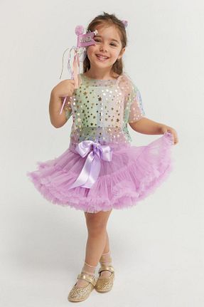 دامن بنفش بچه گانه پارچه Le Mabelle - کد 310500214