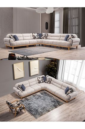 ست گوشه ای نباتی (60x100)+(50x60) Happylife Furniture Design - کد 896717522