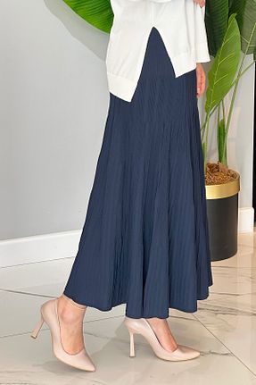 دامن حجاب سرمه ای زنانه رگولار Missemramiss - کد 905335345