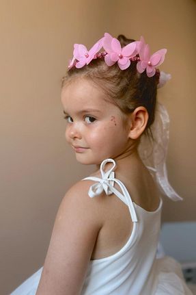 تاج صورتی بچه گانه فلزی Le Mabelle - کد 837779796