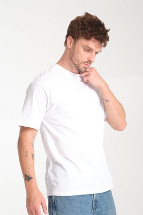 تیشرت سفید مردانه اورسایز KAPHONE - کد 902033758