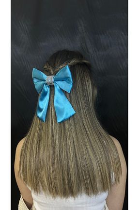 گیره سر آبی زنانه ساتن MegssStore - کد 905388972