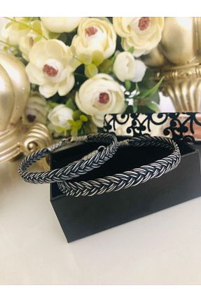 دستبند نقره متالیک زنانه 925 عیار ES - کد 897499071