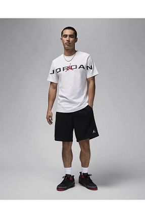 تیشرت سفید مردانه یقه خدمه Nike - کد 905389514