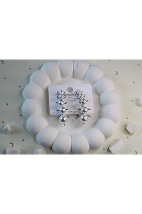 گوشواره نقره رنگی زنانه 925 عیار SimSim Jewelry - کد 905388127