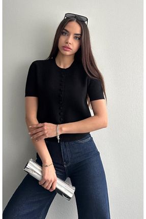 رویه مشکی زنانه مخلوط ویسکون fujya - کد 905396425