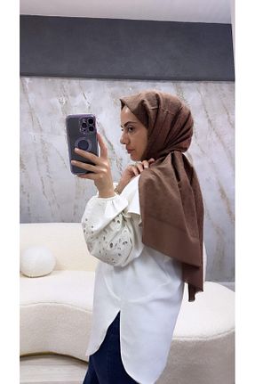 شال قهوه ای زنانه Pierre Cardin - کد 905406226