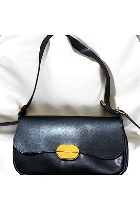 کیف دوشی مشکی زنانه چرم مصنوعی Vera - کد 905405900