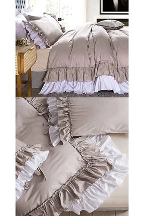 روتختی دونفره بژ پنبه ای SEPETLESENE ONLİNE STORE - کد 905413131