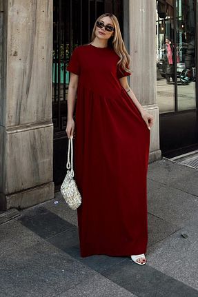 لباس زرشکی زنانه بافتنی Swist - کد 905435239