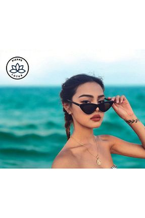 عینک آفتابی مشکی زنانه UV400 Pierre Lotus - کد 833861085