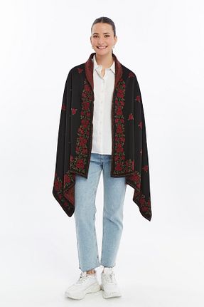 شال مشکی زنانه اکریلیک panşalço - کد 762182384