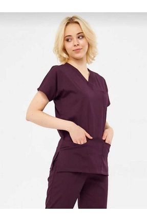پیراهن بنفش زنانه اورسایز DOCE ELEGANTE - کد 917390172