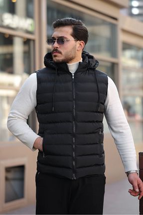 جلیقه مشکی مردانه اسلیم gm giyimarket - کد 905493259