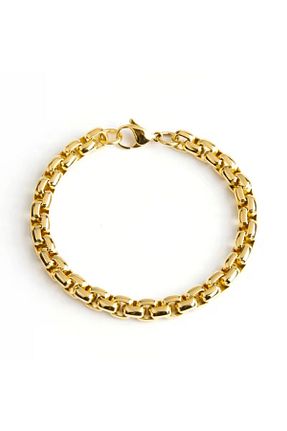 دستبند استیل (فولاد) زرد مردانه استیل (فولاد) Siya Silver - کد 895951796