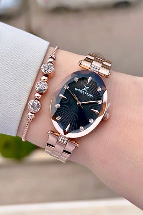 ساعت مچی متالیک زنانه 26-30 میلی متر Daniel Klein - کد 917776375