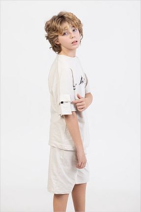 ست بالاتنه و پائین تنه بچه گانه بافتنی Ruhat Kids - کد 917434135