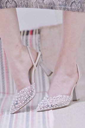 کفش پاشنه بلند کلاسیک رنگی زنانه چرم asya shoes - کد 905581918