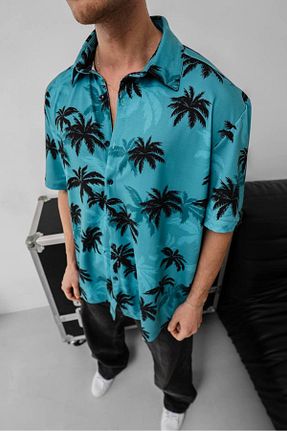 پیراهن سبز زنانه گشاد İLKCET MODA - کد 846266330
