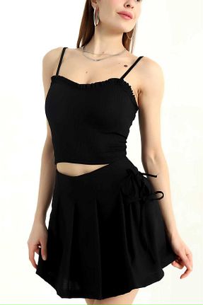 بلوز مشکی زنانه ساده Centeno - کد 905616260