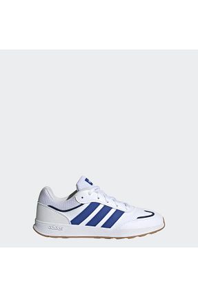 کفش اسنیکر فیروزه ای زنانه بند دار adidas - کد 887265058