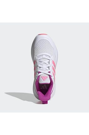 کفش اسنیکر سفید بچه گانه بند دار adidas - کد 887260892