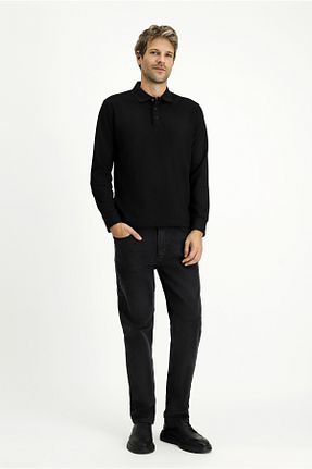 سوئیشرت مشکی مردانه طرح دابی Kiğılı - کد 889640279