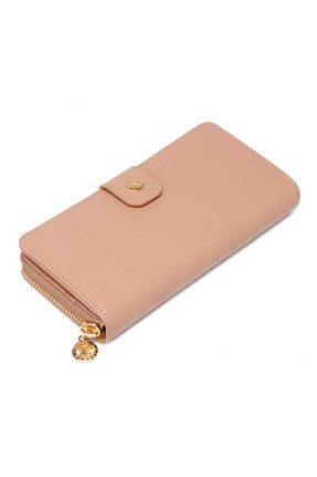 کیف پول طلائی زنانه ابعاد بزرگ Tergan - کد 347114790