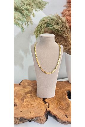 گردنبند استیل ( فولاد ) طلائی استیل (فولاد) xUPING - کد 905691163