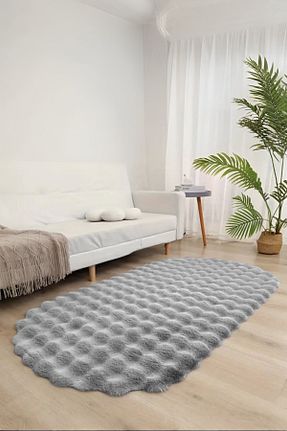 فرش طوسی زیره ضد لغزش Myevilla - کد 905653711