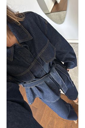 ست بالاتنه و پائین تنه آبی زنانه جین Genel Markalar - کد 885707718