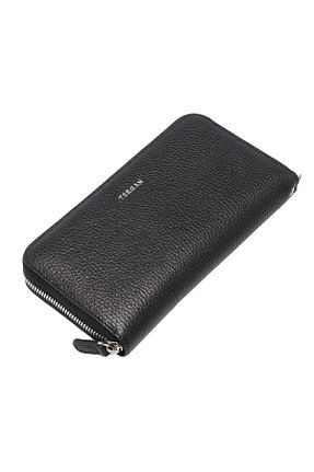 کیف پول مشکی زنانه ابعاد بزرگ Tergan - کد 2476612