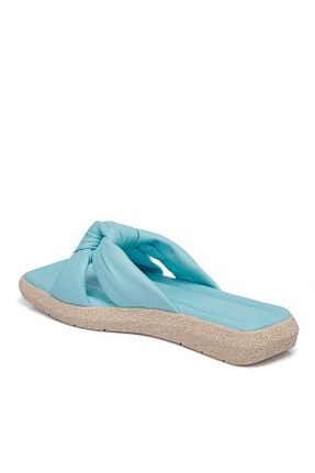 دمپائی آبی زنانه پاشنه پر Tergan - کد 855478023