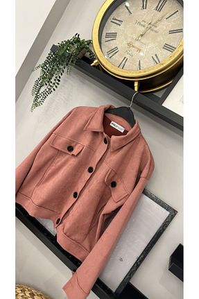 کت صورتی زنانه رگولار Sisa Butik - کد 905717179