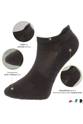 جوراب طوسی زنانه مخلوط پلی آمید DuraSocks - کد 742120838