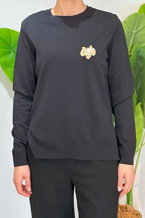 بلوز مشکی زنانه ساده Missemramiss - کد 917532848