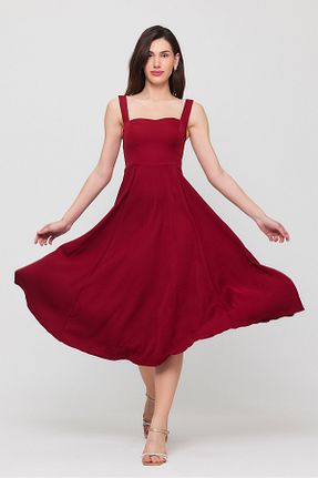 لباس زرشکی زنانه بافتنی Ceylen - کد 905737317