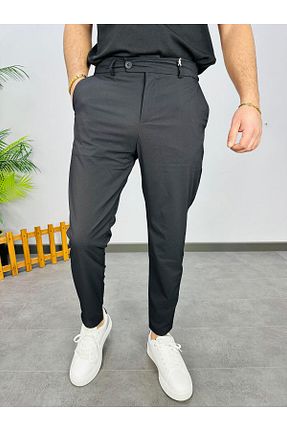 شلوار مشکی مردانه پارچه MODA - کد 905729952