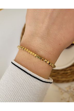 دستبند استیل (فولاد) زرد زنانه استیل ضد زنگ JüpiJewellery - کد 905756226