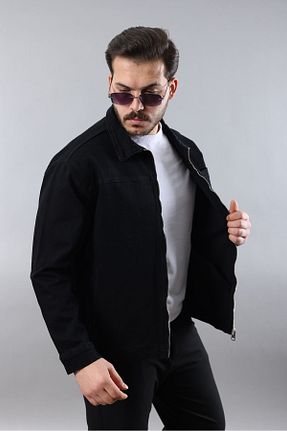 کت مشکی مردانه اورسایز LTC Jeans - کد 905757470
